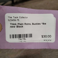 Thick Plain Reins, Buckles *like new
