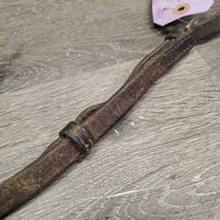 Drop Noseband *gc, older, clean & thick residue, scrapes
