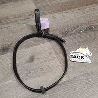 Thick Hvy Flash Strap & Buckle Noseband Attachment *xc/like new, v.mnr rubs, elastic keepr