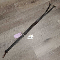 Running Martingale Attachment, snap *gc/fair, dry, stiff, rusty, trimmed/rivetted, xholes
