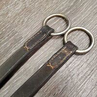 Running Martingale Attachment, snap *gc/fair, dry, stiff, rusty, trimmed/rivetted, xholes
