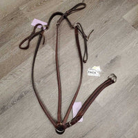 Rsd Narrow Breastplate, Running Martingale Attachment *gc, clean, cracked, rubs, unstitched end, dry, stiff
