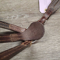 Rsd Narrow Breastplate, Running Martingale Attachment *gc, clean, cracked, rubs, unstitched end, dry, stiff
