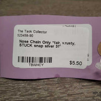 Nose Chain Only *fair, v.rusty, STUCK snap