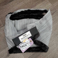 Hvy Mesh "Shimmer Weave" Fly Mask, 0 ears, box *like new/xc, v. mnr dirt
