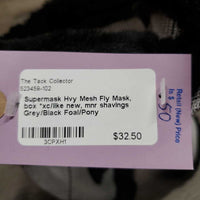 Hvy Mesh Fly Mask, box *xc/like new, mnr shavings
