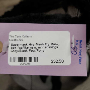 Hvy Mesh Fly Mask, box *xc/like new, mnr shavings