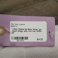 1 Only Fleece No Bow Wrap *gc, clean, dingy, pilly, mnr hair
