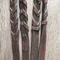 Soft Rsd Hunter Bridle, Braided Reins *vgc, dirty, rubs, dents