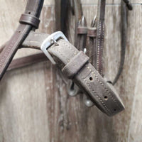 Soft Rsd Hunter Bridle, Braided Reins *vgc, dirty, rubs, dents
