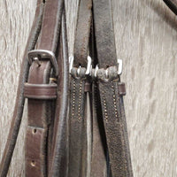 Soft Rsd Hunter Bridle, Braided Reins *vgc, dirty, rubs, dents
