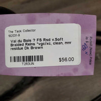 FS Rsd v.Soft Braided Reins *vgc/xc, clean, mnr residue
