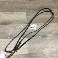 v.soft narrow Leather Curb Reins *vgc, clean & mnr dirt/residue