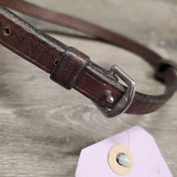 Narrow Soft Flash Strap, Tab Noseband Attachment *xc, clean, mnr rubs, edge scrapes & creases