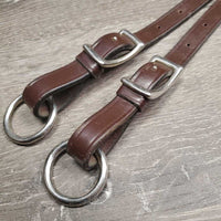 Leather & Elastic Breastplate, Running Attach, snaps *gc/fair, v.dirty, v.hairy, stains, vet wrap, xholes, stiff