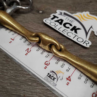 Pony - Fine Narrow French Link Pelham Bit, Chain, center lozenge *gc, dirty
