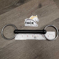 Soft Flexible Mullen Mouth Loose Ring Bit *vgc, clean, mnr resideu & chew marks
