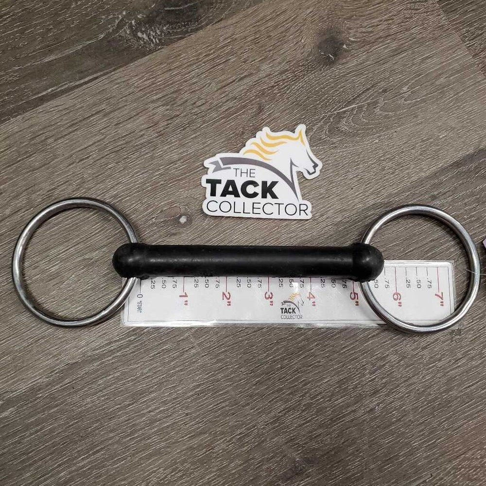Soft Flexible Mullen Mouth Loose Ring Bit *vgc, clean, mnr resideu & chew marks