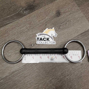 Soft Flexible Mullen Mouth Loose Ring Bit *vgc, clean, mnr resideu & chew marks