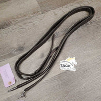 Pr Soft Lined Stirrup Leathers *gc/fair, clean, mnr stretched holes, torn/ripped section, unstitched edges