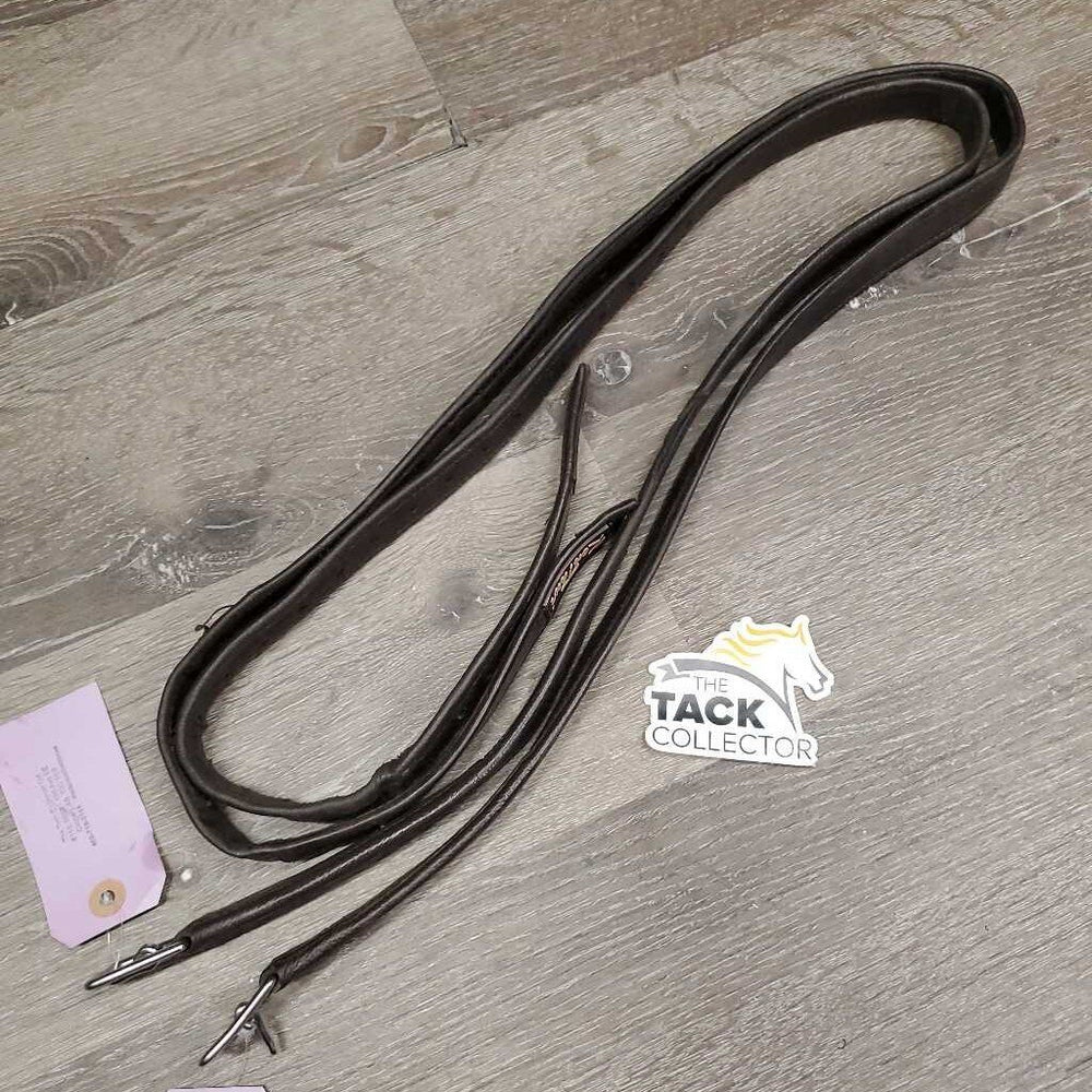 Pr Soft Lined Stirrup Leathers *gc/fair, clean, mnr stretched holes, torn/ripped section, unstitched edges