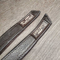 Pr Soft Lined Stirrup Leathers *gc/fair, clean, mnr stretched holes, torn/ripped section, unstitched edges