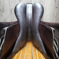 17.5" MW 5.5" Amerigo Close Contact, 2 Billet Guards, Yellow Amerigo Cover, Wool Flocking, Full Calfskin, Large Front & Med Back Blocks, Flaps: 13.5"L x 13"W Serial #: 17.5 N 14850412 JDJAP 2 M
