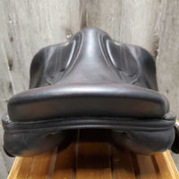 17.5" MW 5.5" Amerigo Close Contact, 2 Billet Guards, Yellow Amerigo Cover, Wool Flocking, Full Calfskin, Large Front & Med Back Blocks, Flaps: 13.5"L x 13"W Serial #: 17.5 N 14850412 JDJAP 2 M