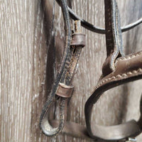 Rsd Leather Bridle, Braided Reins *vgc, v.stiff, clean, edges scrapes