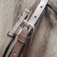 Rsd Leather Bridle, Braided Reins *vgc, v.stiff, clean, edges scrapes
