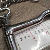 Low Port Kimberwick Bit, chain *xc, clean, mnr stains?smudges & rubs
