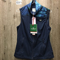 Light Mesh Lined Vest, Zipper, tag *new