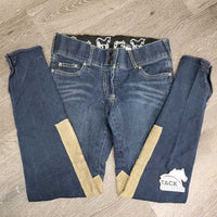 Denim Breeches *vgc, mnr puckers & hairy velcro
