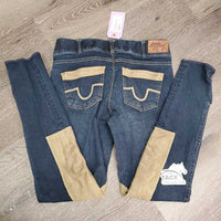 Denim Breeches *vgc, mnr puckers & hairy velcro
