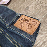 Denim Breeches *vgc, mnr puckers & hairy velcro
