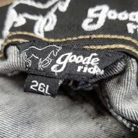 Denim Breeches *vgc, mnr puckers & hairy velcro
