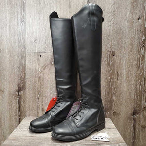 Pr Field Boots, Zips *xc, clean, mnr scratches, scrapes, mnr dirt?residue, frayed inner lining edges