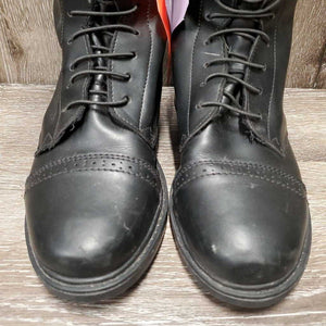 Pr Field Boots, Zips *xc, clean, mnr scratches, scrapes, mnr dirt?residue, frayed inner lining edges