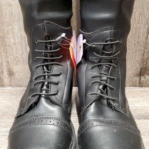 Pr Field Boots, Zips *xc, clean, mnr scratches, scrapes, mnr dirt?residue, frayed inner lining edges