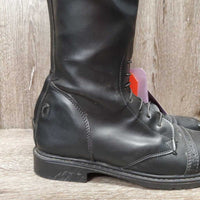 Pr Field Boots, Zips *xc, clean, mnr scratches, scrapes, mnr dirt?residue, frayed inner lining edges
