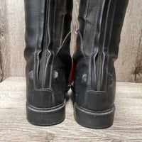 Pr Field Boots, Zips *xc, clean, mnr scratches, scrapes, mnr dirt?residue, frayed inner lining edges

