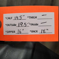 Pr Field Boots, Zips *xc, clean, mnr scratches, scrapes, mnr dirt?residue, frayed inner lining edges
