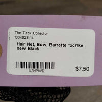 Hair Net, Bow, Barrette *xc/like new
