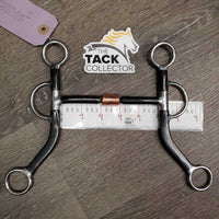 LS Western Lever Mullen Mouth Bit, Copper Roller *xc, clean, mnr rust & scuffs
