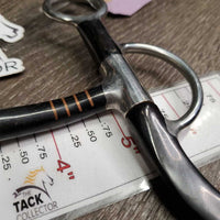 LS Western Lever Mullen Mouth Bit, Copper Roller *xc, clean, mnr rust & scuffs