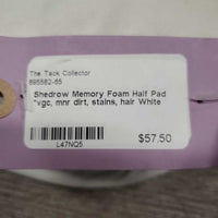 Memory Foam Half Pad *vgc, mnr dirt, stains, hair
