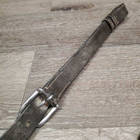 Flat Leather Running Martingale, stopper *gc, dirty, film, stiff, dry
