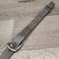 Flat Leather Running Martingale, stopper *gc, dirty, film, stiff, dry