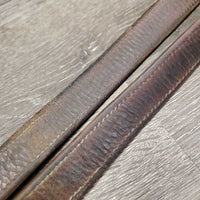 Soft Thick Nylon Lined Stirrup Leathers *gc, dry, dents, rubs, older, scrapes, rubs