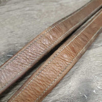 Soft Thick Nylon Lined Stirrup Leathers *gc, dry, dents, rubs, older, scrapes, rubs